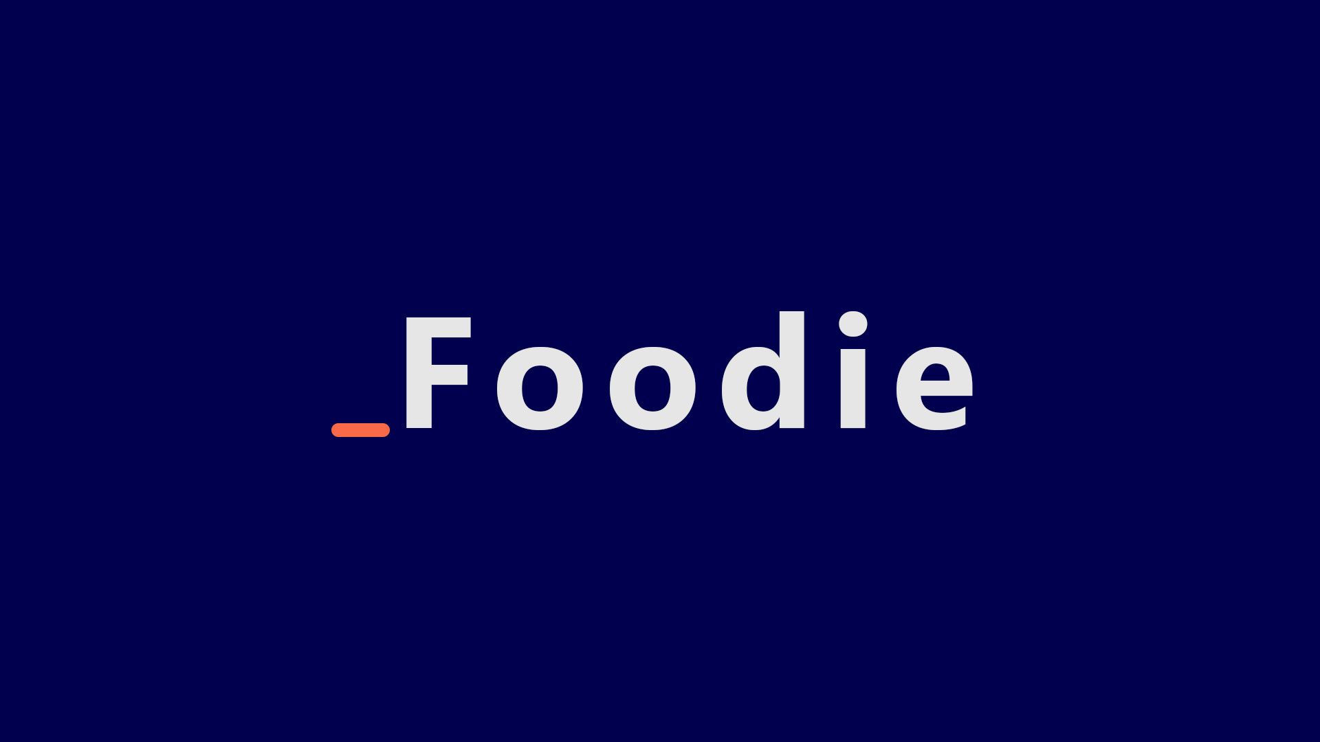 Foodie Logo
